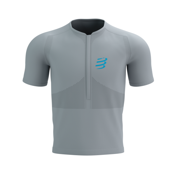 Trail half-zip fitted SS top