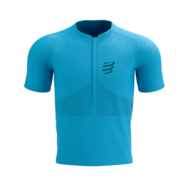 Trail half-zip fitted SS top