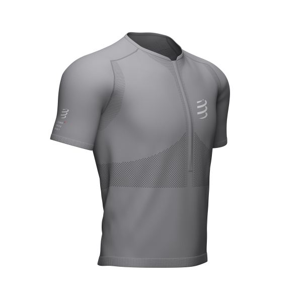 Trail half-zip fitted SS top
